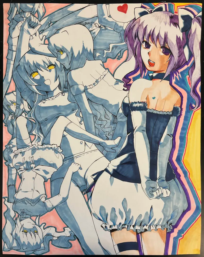 Dream girl illustration